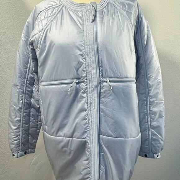 Free People Movement Ice Blue Down Packable Liner Jacket Coat XS NEW Oversized - Picture 5 of 15